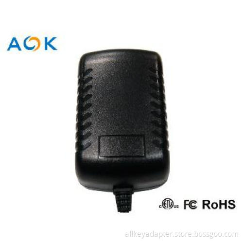 12W  US plug AC DC converter 12V 1A adapter with UL FCC certificate